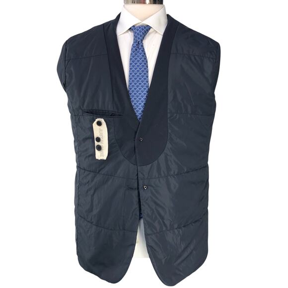 Still By Hand Mens Size 4 US L Jacket Sport Coat Quilted Puffer Navy *BLEMISHED - Picture 11 of 16